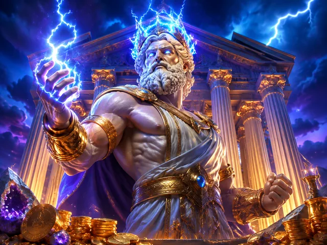 Originale thematische Illustration für Zeus Unchained